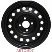 Диск колесный штампованный "Trebl" 5,5x14 4x98 ET35 D58.6 Приора Black (53B35B)