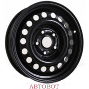 Диск колесный штампованный "Trebl" 6,5x16 5x108 ET52,5 D63,3 Ford Focus 2, Mondeo Black (9975)