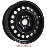 Диск колесный штампованный "Trebl" 6,5x16 5x114,3 ET45 D64,1 Honda Civic Black (8067)