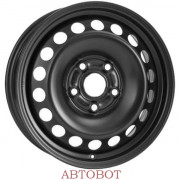 Диск колесный штампованный "Trebl" 6x15 5x112 ET47 D57,1 Skoda Black