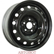 Диск колесный штампованный "Trebl" 6x15 5x118 ET68 D71,1 Fiat Ducato, Peugeot Boxer Black (8775T)