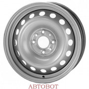 Диск колесный штампованный "Trebl" 6x16 4x100 ET52 D54,1 Hyundai Solaris Silver (X40001)