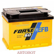 АКБ "FORSE" EFB 60А*ч, стартовый ток 620А п.п. (ограничение: Крым, Дагестан, Ингушетия, Чечня)