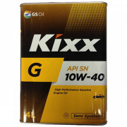 Масло моторное "Kixx" 10w40 G SN полусинтетическое 4л